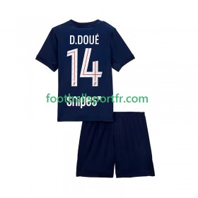 Tenue Paris Saint-Germain Desire Doue 14 Enfant Domicile 2025-2026 Maillot de Foot